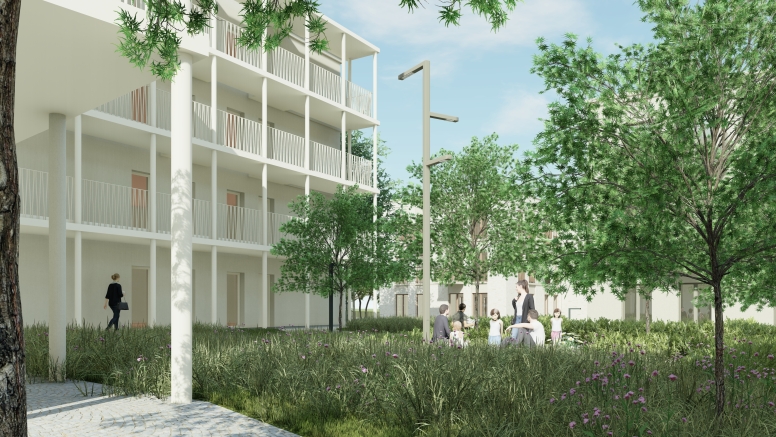 Wizualizacja inwestycji Cyganka 7